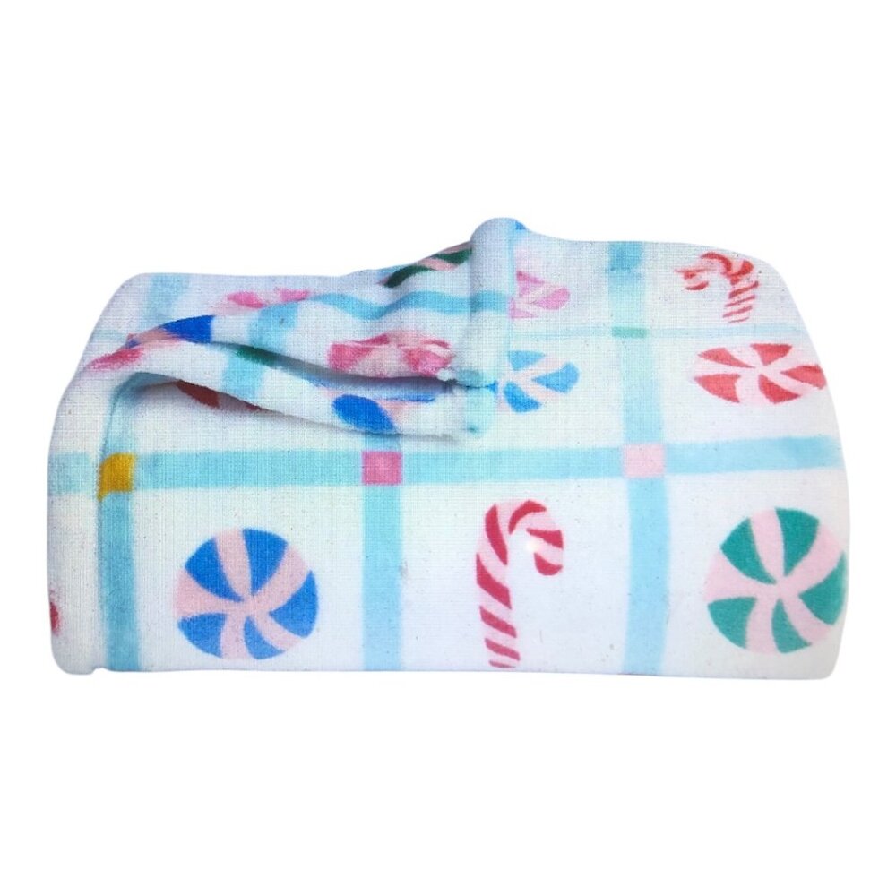 The Big One Soft Oversized Holiday Candy Supersoft Plush Throw Blanket 60" X 72"